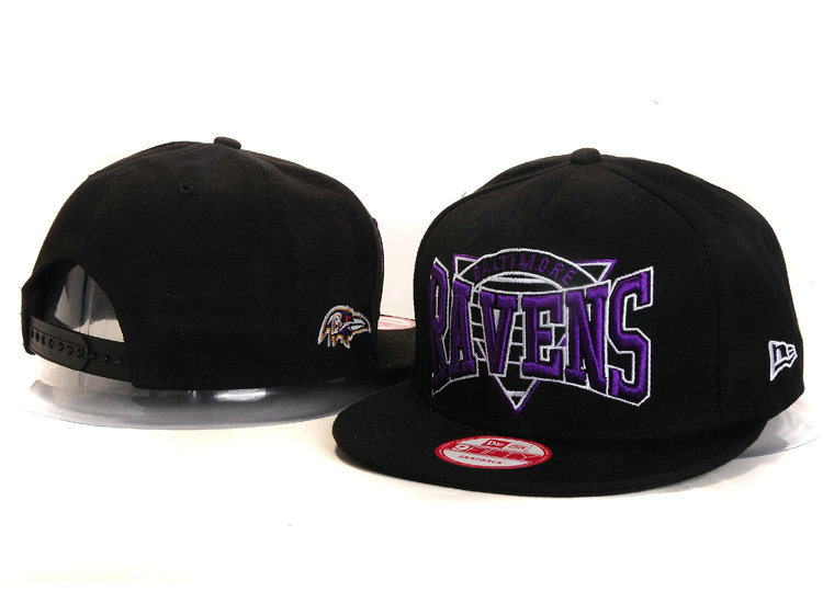 Baltimore Ravens Black Snapback Hat YS